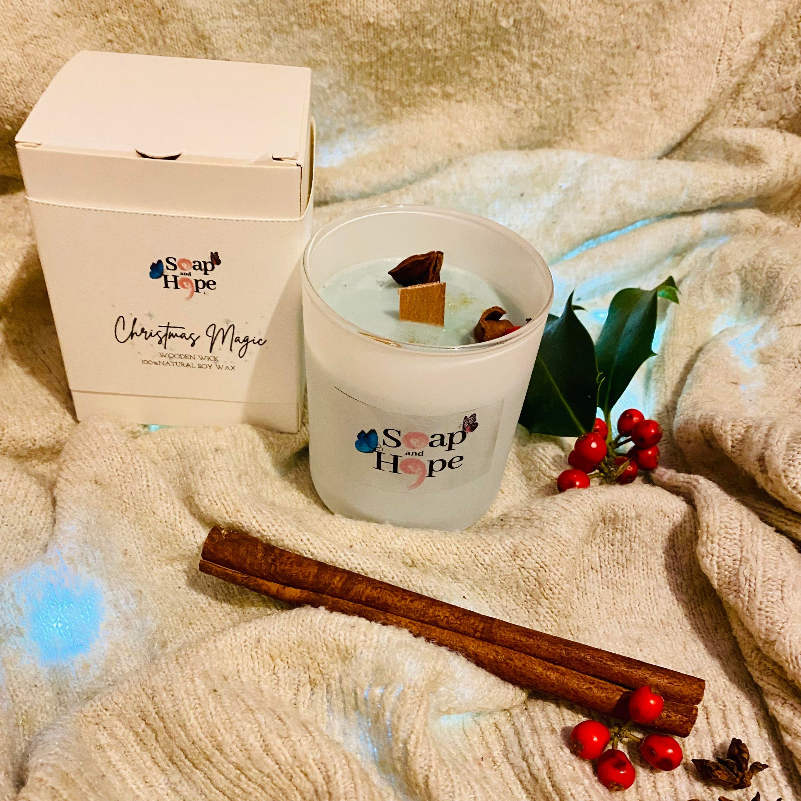 Christmas Cabin | Wood Wick Candle